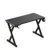 HUZARO Hero 2.3 RGB Gaming Desk - 1200x600mm, Black, Carbon Flex, RGB LED, Fixed Height