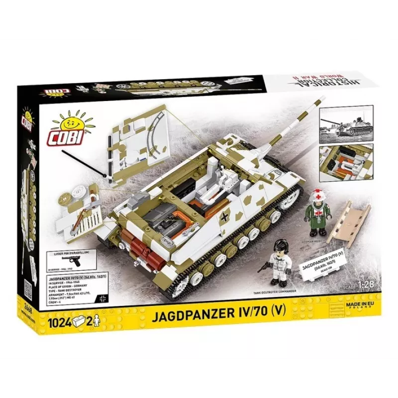 COBI KLOCKI Historical Collection Jagdpanzer IV/70 (V) (Sd.Kfz.162/1) Building Blocks Set 1024 pcs.