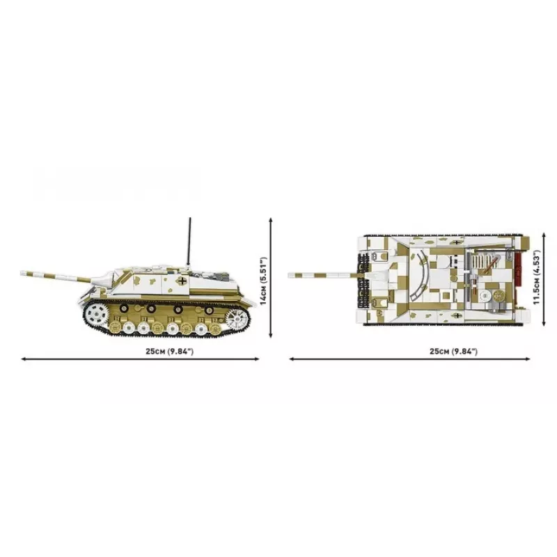 COBI KLOCKI Historical Collection Jagdpanzer IV/70 (V) (Sd.Kfz.162/1) Building Blocks Set 1024 pcs.