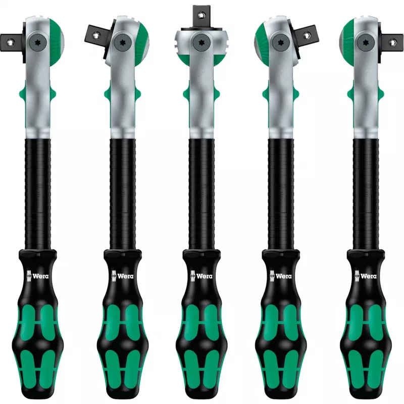 Wera 9722 C Zyklop 1/2 inch Ratchet and Socket Set, 31-Piece, Foam Insert for Workshop Trolley, Black/Grey