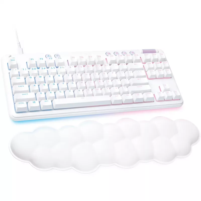 Logitech G G713 TKL Mechanical Gaming Keyboard - White Mist (Aurora Collection)