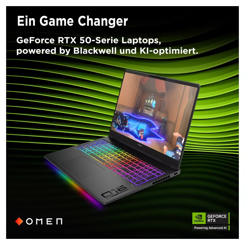 HP OMEN MAX 16-ah0178ng 16.0 inch QHD IPS 240Hz 500Nits Gaming Laptop, Intel Core Ultra 7 255HX, 32GB RAM, 1TB SSD, RTX 5080, Windows 11 Home