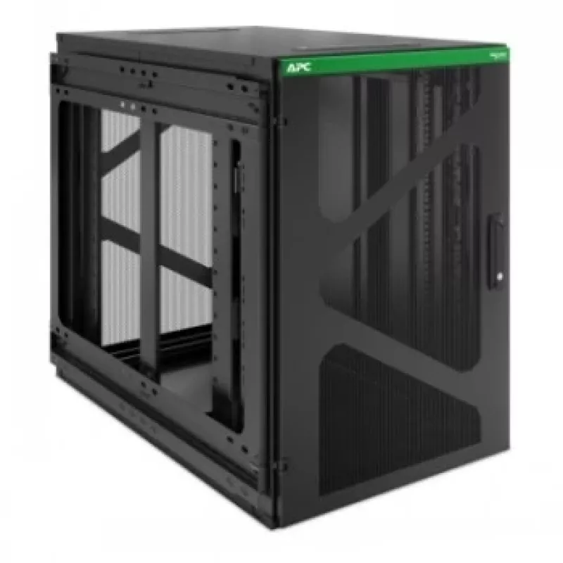 APC NetShelter 18U Wall-Mount Rack Enclosure Cabinet - 19 inch Width, 520mm Depth, Black