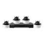 Hikvision NK844W1H-1T(E) 4-Channel 4MP NVR and 4x Dome Wi-Fi Security Camera System with 1TB HDD