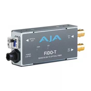AJA FiDO-T-ST 3G-SDI to Fiber Optic Transmitter with LC Connector