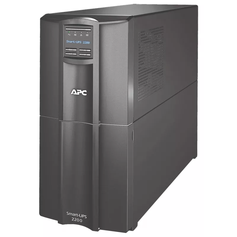 APC Smart-UPS SMT2200C UPS - 2200VA/1980W - Line Interactive - 120V - Rackmount 2U - 8x NEMA 5-15R + 1x NEMA 5-20R - USB & Serial - Black