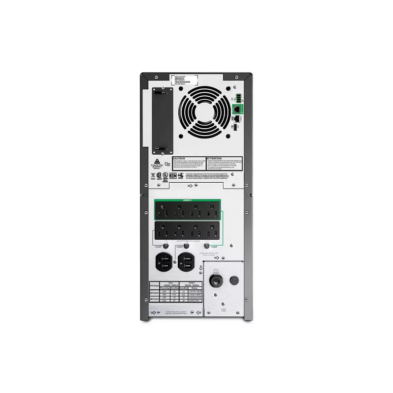 APC Smart-UPS SMT2200C UPS - 2200VA/1980W - Line Interactive - 120V - Rackmount 2U - 8x NEMA 5-15R + 1x NEMA 5-20R - USB & Serial - Black