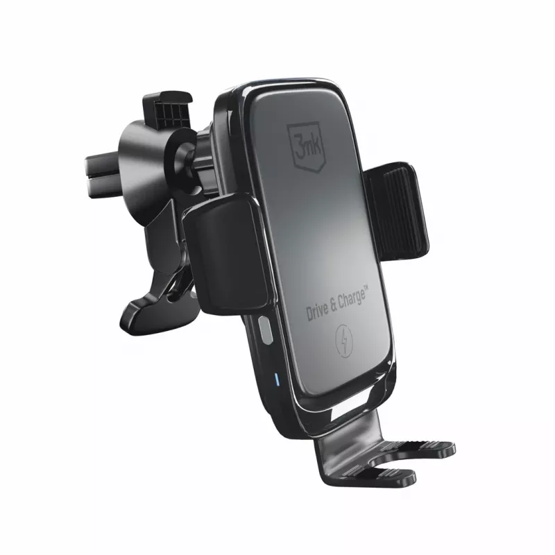 3mk Drive & Charge Car Phone Holder with Wireless Charger