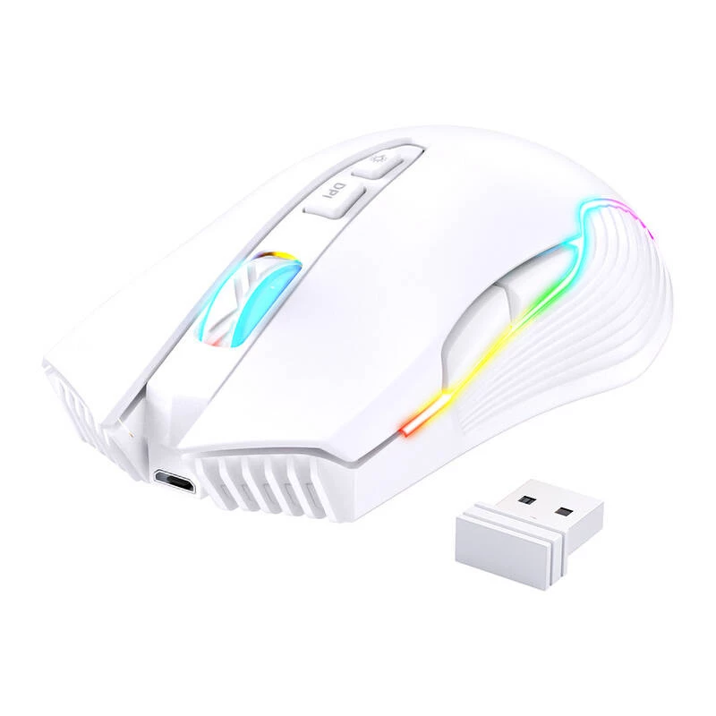 ONIKUMA CW905 White Wireless Gaming Mouse