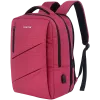 CANYON Backpack BPE-5 Urban USB 15.6 inch Red