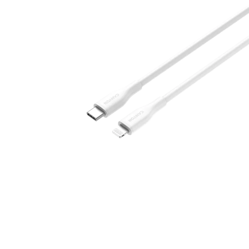 Canyon CLNM60SC10 USB-C to Lightning Cable 1m 60W MFi Silicone White