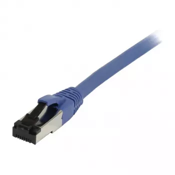 Synergy21 Patch Cable RJ45, CAT8.1 2000MHz, 2m, Blue, S-STP (S/FTP), TPE/LSZH (SuperFlex), AWG26