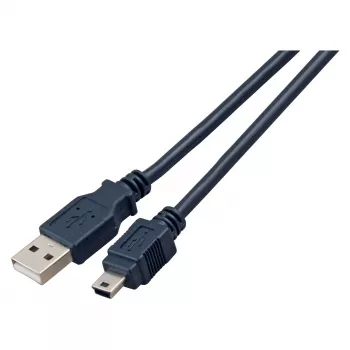 EFB USB 2.0 Connection Cable Type A to Mini B 5-pin Classic Black 1.5m