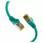 EFB RJ45 Patch Cable Cat.6A S/FTP LSZH Cat.7 Raw Cable Green 0.15m