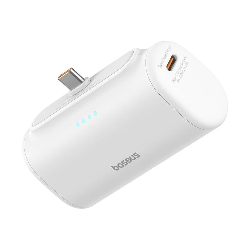 Baseus Compact 5000mAh 20W USB-C Power Bank White