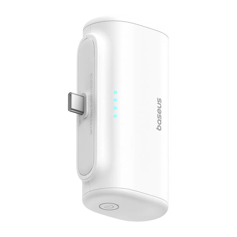 Baseus Compact 5000mAh 20W USB-C Power Bank White