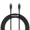 Baseus Superior USB-C to USB-C Cable 1m Black 100W Fast Charging & Data Sync