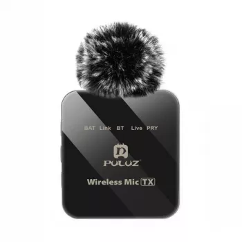 PULUZ PU648B Wireless Microphone (USB-C) - Professional Lavalier Mic with ENC Noise Reduction, 10m Range, 12h Battery