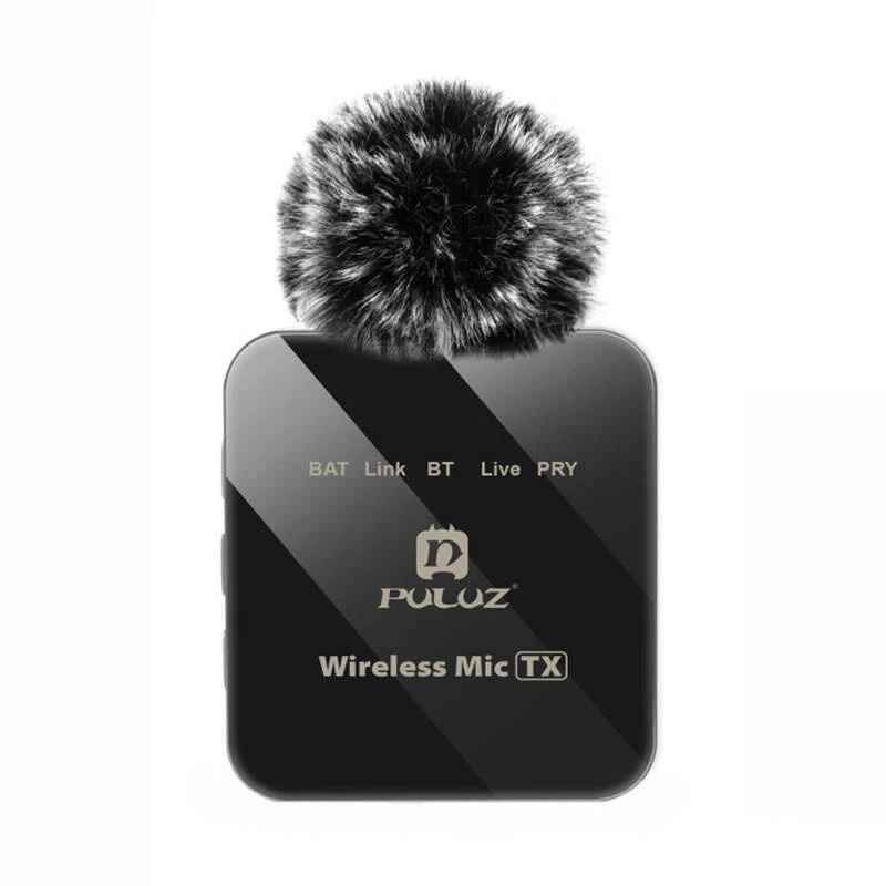 PULUZ PU648B Wireless Microphone (USB-C) - Professional Lavalier Mic with ENC Noise Reduction, 10m Range, 12h Battery