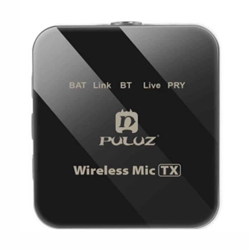 PULUZ PU648B Wireless Microphone (USB-C) - Professional Lavalier Mic with ENC Noise Reduction, 10m Range, 12h Battery