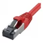 Synergy21 Patch Cable RJ45, CAT8.1 2000MHz, 0.15m, Red, S-STP (S/FTP), TPE/LSZH (SuperFlex), AWG26