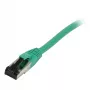 Synergy21 Patch Cable RJ45, CAT8.1 2000MHz, 0.15m, Green, S-STP (S/FTP), TPE/LSZH (SuperFlex), AWG26