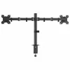 Equip Dual Monitor Desk Mount 17-32 inch 360° Articulating 10kg Black