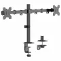 Equip Dual Monitor Desk Mount 17-32 inch 360° Articulating 10kg Black