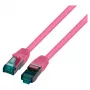 EFB-Elektronik RJ45 Patch Cable Cat.6A S/FTP LSZH Magenta 1.5m