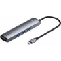 Baseus 7-in-1 USB-C Hub Adapter with 2x USB 3.0, HDMI, USB-C PD 100W, SD/TF Card Reader - Space Grey