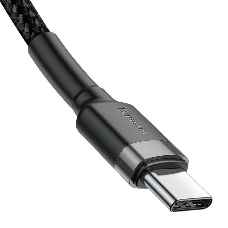 Baseus Cafule USB-C to USB-C Cable PD 2.0 QC 3.0 60W 1m (Black/Grey)