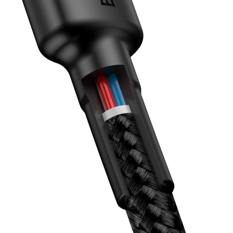 Baseus Cafule USB-C to USB-C Cable PD 2.0 QC 3.0 60W 1m (Black/Grey)