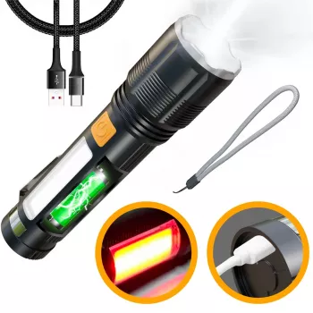 Extralink EFL-1138 Wili LED Flashlight, Rechargeable Battery, 700lm