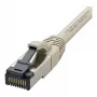 Synergy21 Patch Cable RJ45, CAT8.1 2000MHz, 1.0m, Grey, S-STP (S/FTP), TPE/LSZH (SuperFlex), AWG26