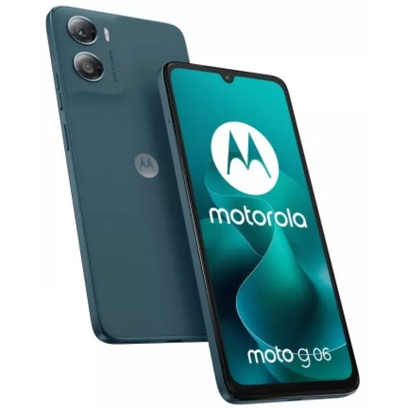 Motorola G06 Tapestry 4/64GB Smartphone, 6.88 inch Display, 50MP Camera, Dual SIM, 4G LTE, Tapestry Blue