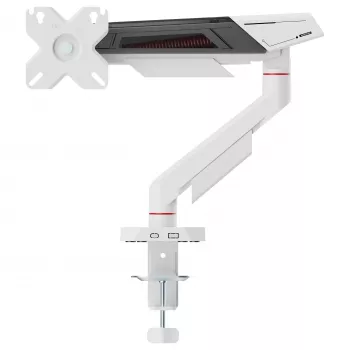 Equip Desk Mount for 17-40 inch Screens, 360° Rotation, 12 kg, Black/White