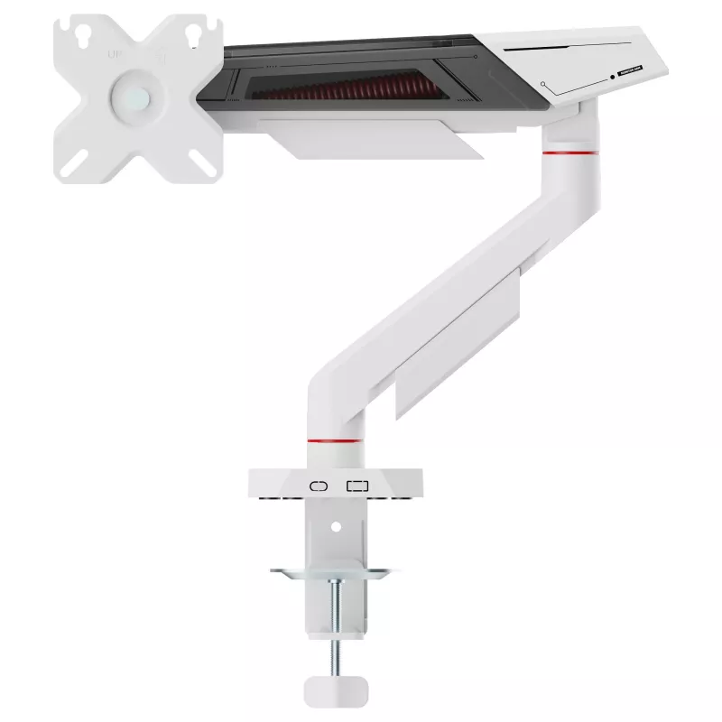 Equip Desk Mount for 17-40 inch Screens, 360° Rotation, 12 kg, Black/White