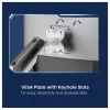 Equip Desk Mount for 17-40 inch Screens, 360° Rotation, 12 kg, Black/White