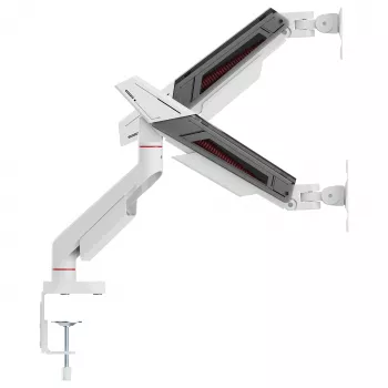 Equip Dual Monitor Desk Mount 17-35 inch 180° Gaming 12kg Black/White