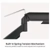 Equip Dual Monitor Desk Mount for 17-32 inch Screens, 360° Rotation, Gas Spring, 9 kg Capacity, Black