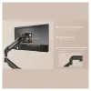 Equip Dual Monitor Desk Mount for 17-32 inch Screens, 360° Rotation, Gas Spring, 9 kg Capacity, Black