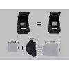 Equip 58/80mm Thermal POS Receipt Printer with Auto Cutter, USB/Bluetooth/WiFi/Cash Drawer Connection, Black