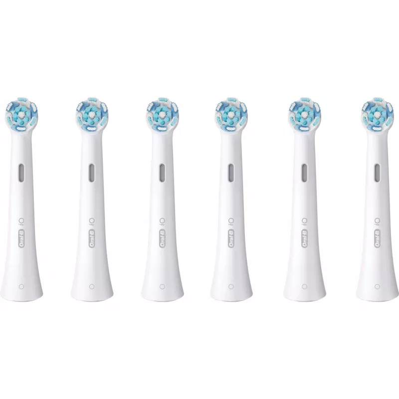 Oral-B iO Ultimate Clean Brush Tips White, 6 pcs. Extra Toothbrush Heads