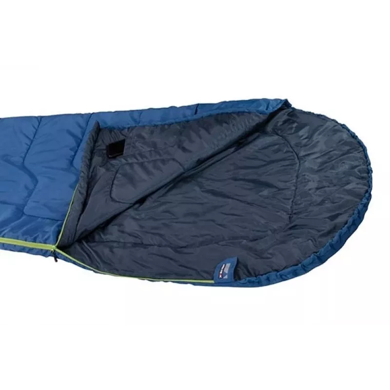 High Peak Easy Travel Semi-rectangular Sleeping Bag Blue 20090