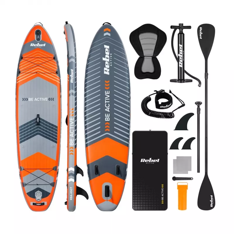 REBEL Active Inflatable SUP Board RBA-4507 - Orange 320 cm