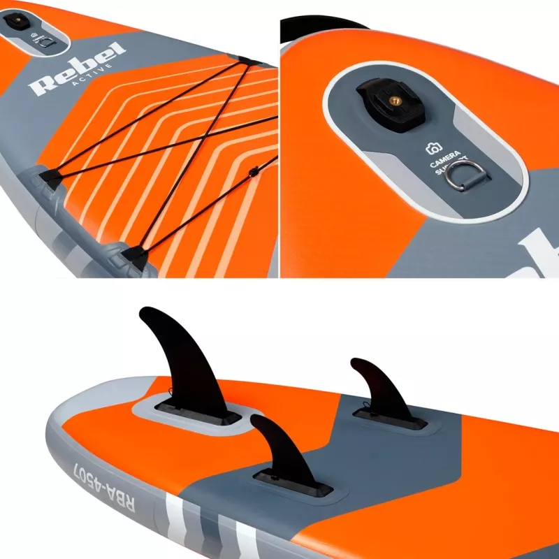REBEL Active Inflatable SUP Board RBA-4507 - Orange 320 cm