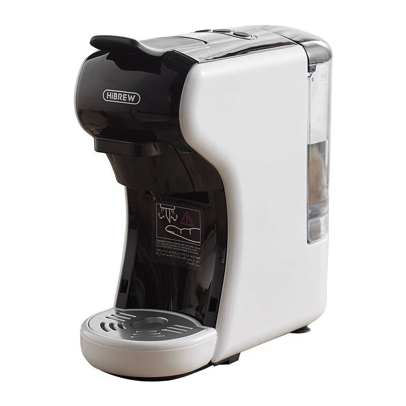 HiBREW H1A 4-in-1 Capsule Coffee Machine, White, 19 Bar, 1450 W, 0.6 L