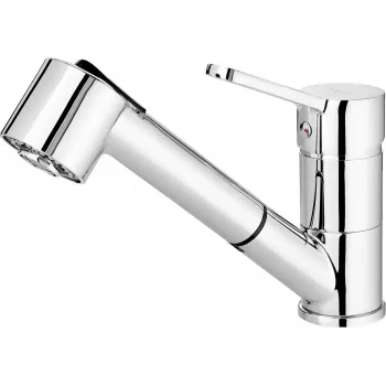 DEANTE Narcissus Kitchen Mixer Tap with Pull-Out Spray - Chrome