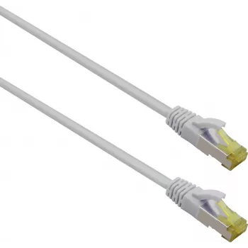 Helos Ultra Flex Patch Cable - RJ-45 (M) to RJ-45 (M) - 1 m - S/FTP - Cat6a - Halogen-Free - Grey