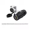 Good Connections Industrial Power Connector S1 - 2-Pin Straight Male - Metal Housing - Gold Plated Contacts - IP67 - M20